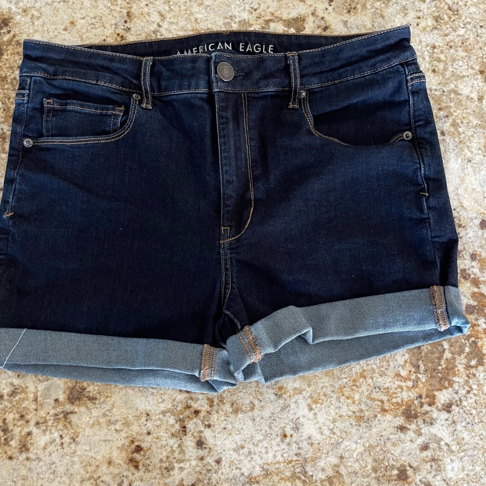 American eagle HI-RISE super stretch cutoff shorts